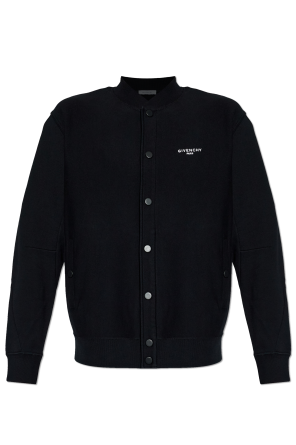 Emporio Armani Wool cardigan with stand-up collar | Men's | Vitkac
